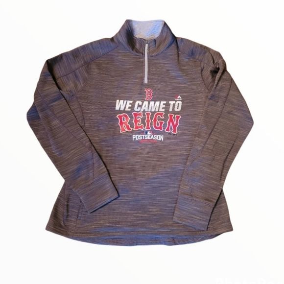Majestic Boston Red Sox Pullover Jacket - Picture 1 of 5
